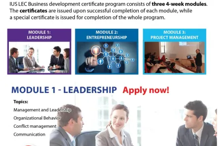  Business Development Certificate Program 