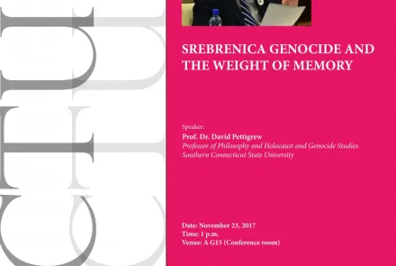  SREBRENICA GENOCIDE AND THE WEIGHT OF MEMORY 