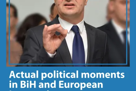 Lecture: Actual political moments in BiH and European Integrations 