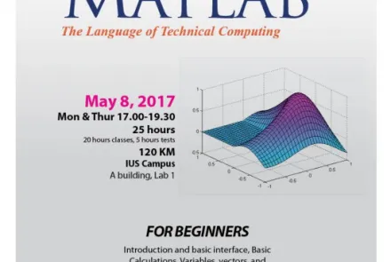  MatLab - The Language of Technical Computing 