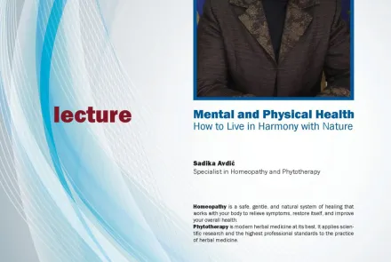  Lecture: Mental and Physical Health - How to Live in Harmony with Nature 