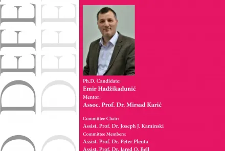  Ph.D. Dissertation Defense 