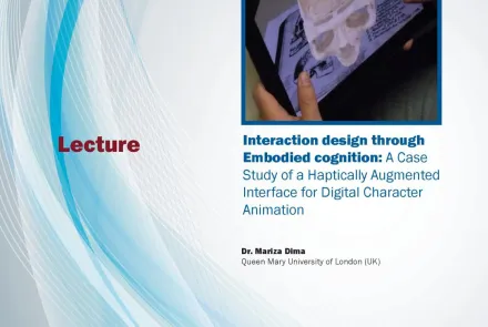  Lecture:Interaction design through Embodied cognition 