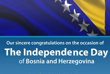  The Independence day of Bosnia and Herzegovina 