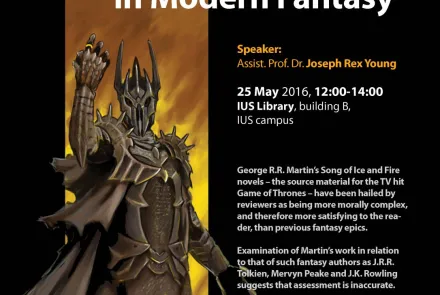  Colloquium: "Faces of Evil in Modern Fantasy" 