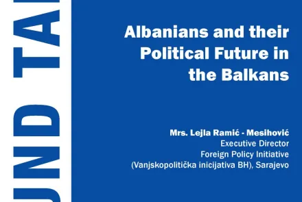 Balkan Studies Center - Round Table 5 