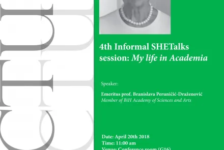  4th Informal SHETalks session: My life in Academia 
