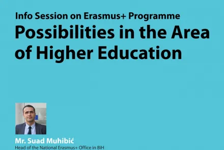  Info Session on ERASMUS+ Programme: Possibilities in the Area of Higher Education 