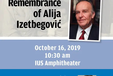  Remembrance of Alija Izetbegović 