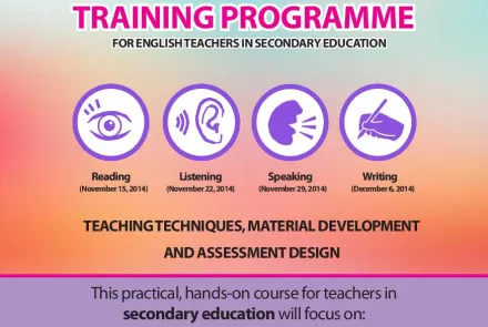  Teacher Training Program for English Teachers in Secondary Education 