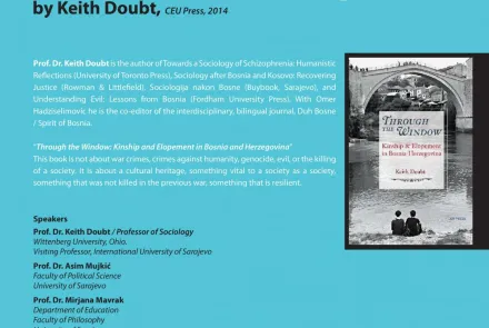  Book Launch: Through the Window, Kinship and Elopement in BiH 