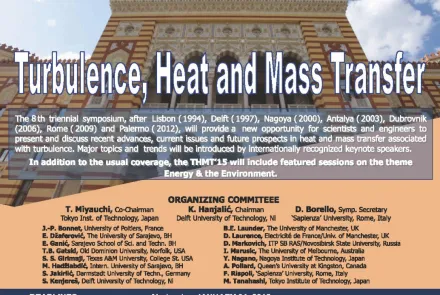 THMT'15 : Turbulence, Heat and Mass Transfer 