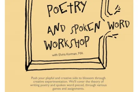  Poetry and Spoken Word Workshop 